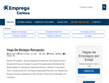Tablet Screenshot of empregacarioca.com